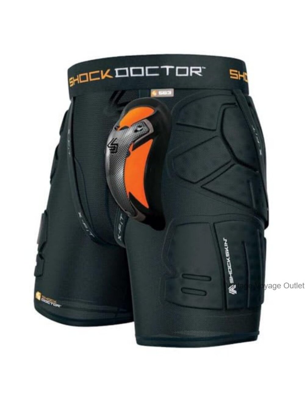 Impact & Compression Shorts with Carbon Athletic Cup for Youth Sports